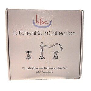 NEW  KBC Classic Chrome Bathroom Faucet - NO BUNDLING